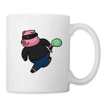 Robber Pig Robber Pig - Mug - white - Right