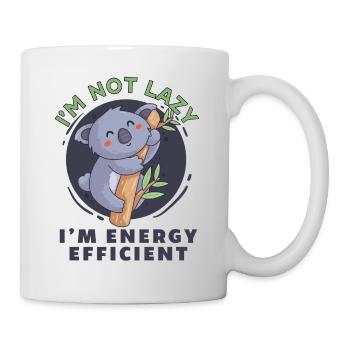 Koala I'm Not Lazy I'm Energy Efficient - Mug - white - Right