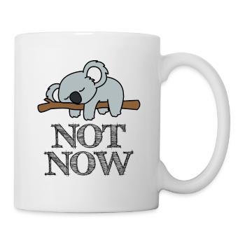 Pas maintenant Koala Life - Mug blanc - blanc - Droite