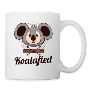 Totally Koalafied Funny Koala Bear Funny Meme - Tasse - Weiß - Rechts