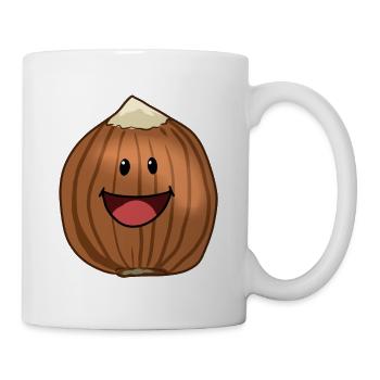 Hazelnut Nut Nuts Food Vegans - Mug - white - Right