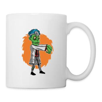 Zombie doctor gift dentist doctor - Mug - white - Right