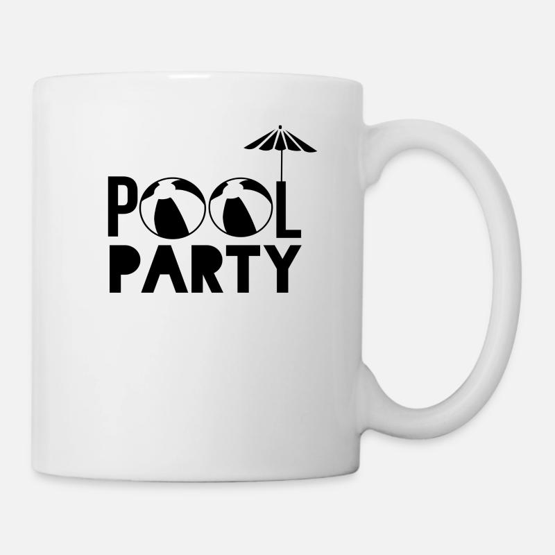 Pool Party - Tasse - Weiß