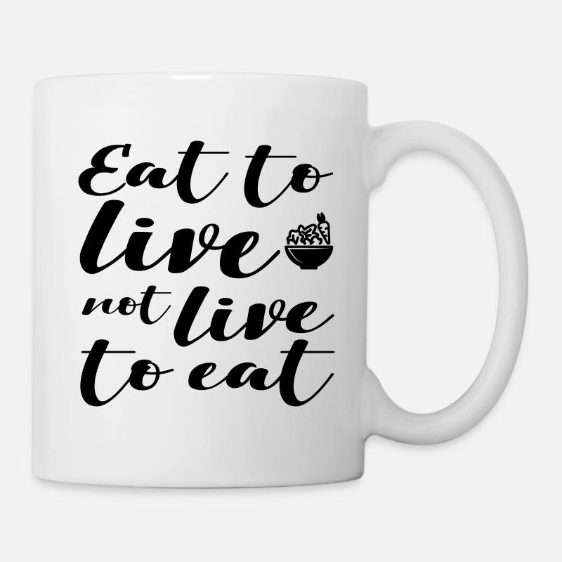 Végétalien en bonne santé - Mug blanc - blanc