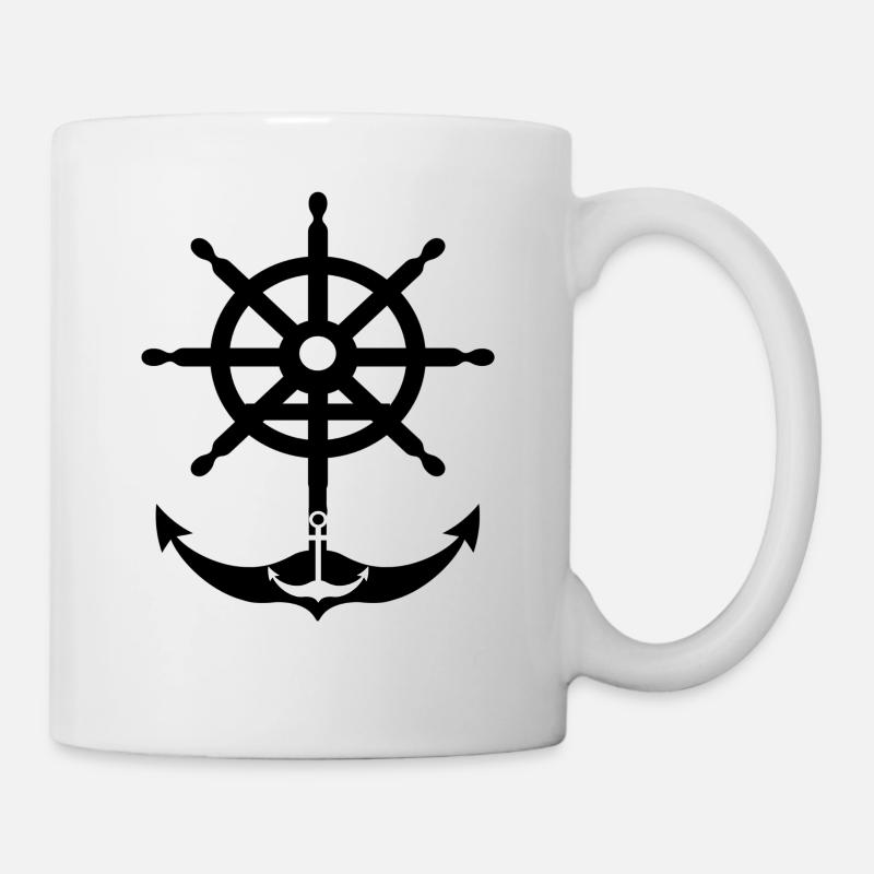 Ancre - Mug blanc - blanc