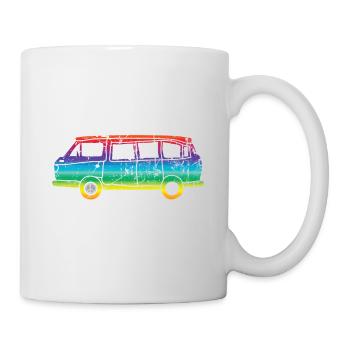 Peace Bus - Tasse - Weiß - Rechts
