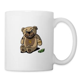 Teddy Stuffed Animal Rich Teddy Bear Wealthy - Mug - white - Right
