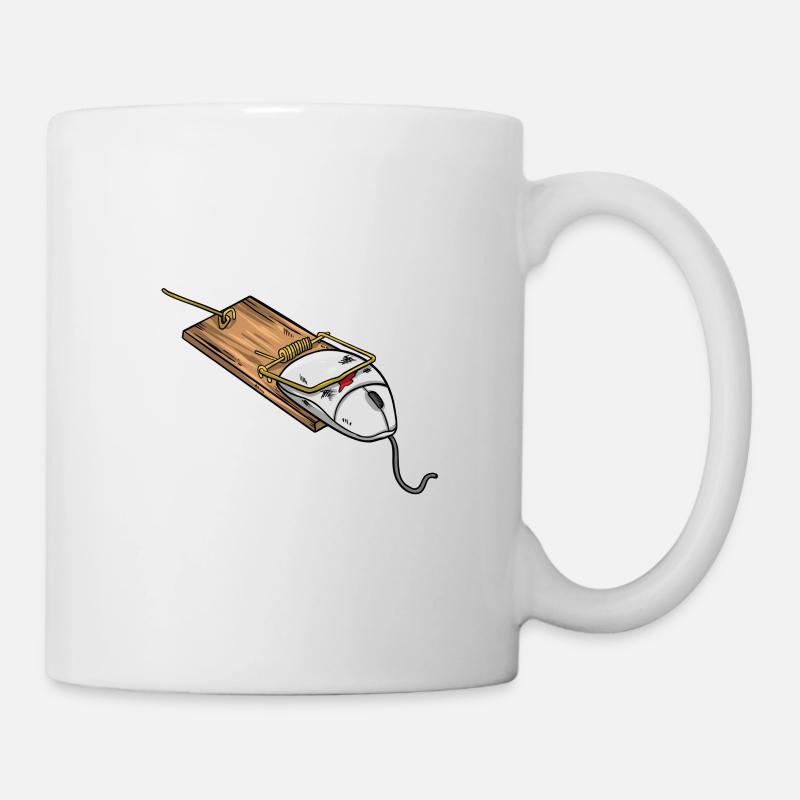 Gamer mouse trap computer mouse - Mug - white