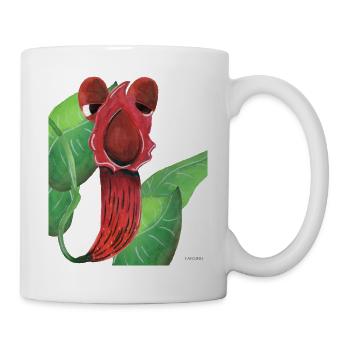 plante manger de la viande drôle enfants cadeau - Mug blanc - blanc - Droite