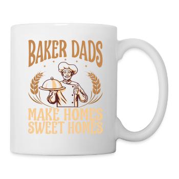 Funny baker daddy pastry chef father gift - Mug - white - Right