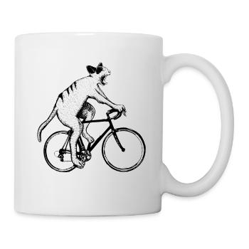 vélo - Mug blanc - blanc - Droite