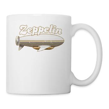 Zeppelin and airship - Mug - white - Right