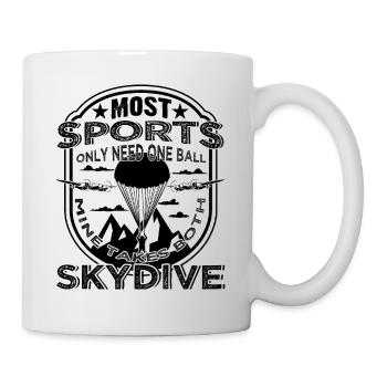 Skydive Funny Sports Gift Skydiving - Mug - white - Right