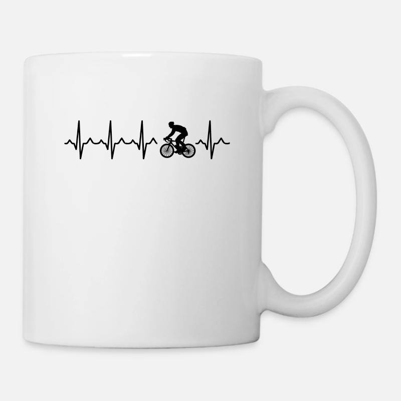 Vélo | Vélo de route | cyclisme - Mug blanc - blanc
