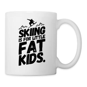 Snowboarding Snowboard Snowboarder Humor - Tasse - Weiß - Rechts