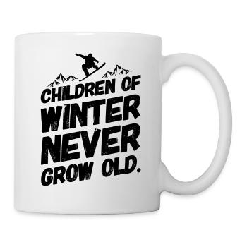 Snowboarding Snowboard Snowboarder Winter - Tasse - Weiß - Rechts