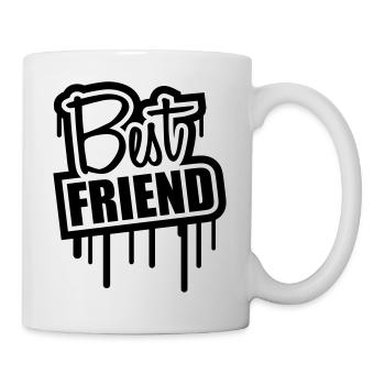Best Friend Stempel Graffiti - Mug - white - Right