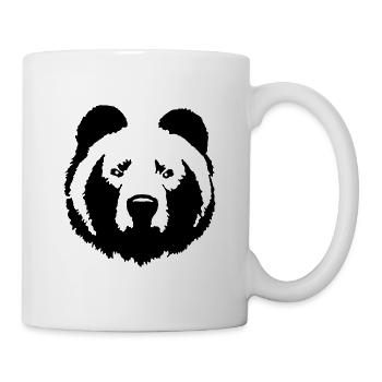 Süßer Grizzly Bär - Tasse - Weiß - Rechts