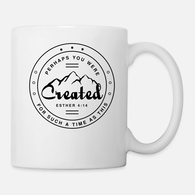 Bibelvers, Esther - Christlich - Tasse - Weiß