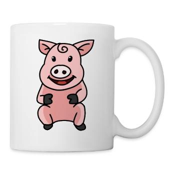 Pig Sow Pigs Animals Farm Animal - Mug - white - Right