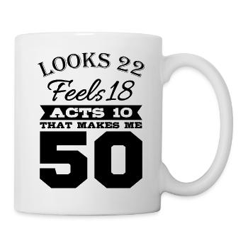 Birthday 50 years - Mug - white - Right