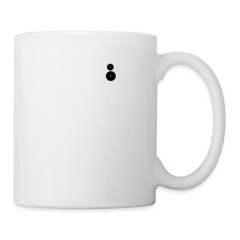 DnB DJ haut-parleur box basse doit baiser - Mug blanc - blanc - Droite