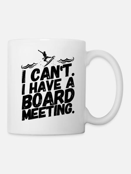 Surfen Surfer Surf Lustig Sprüche - Tasse - Weiß