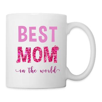 Mother's Day Best Mom in the world gift - Mug - white - Right