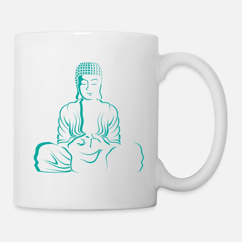 Bouddha de méditation Bouddha de méditation - Mug blanc - blanc