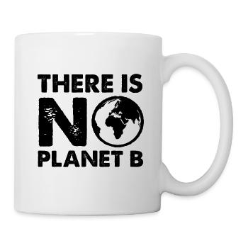 Il n’y a pas de durabilité de l’environnement de la planète B - Mug blanc - blanc - Droite
