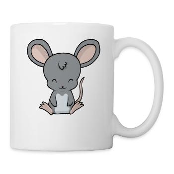 Petite souris bébé - Mug blanc - blanc - Droite