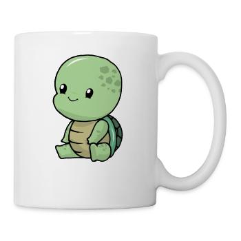 Little baby turtle turtle - Mug - white - Right