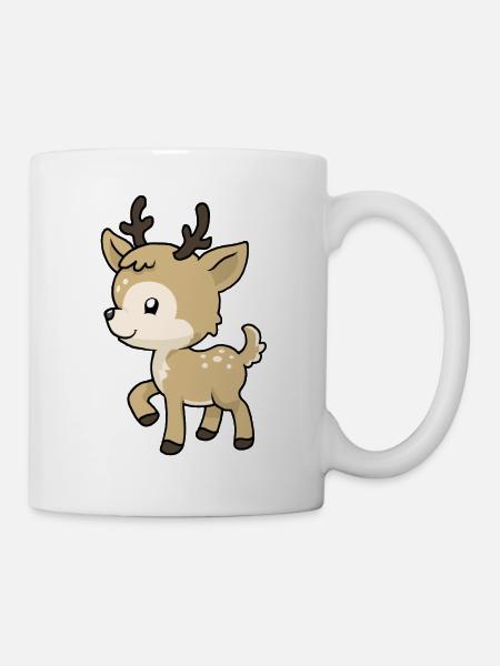 Kleiner Baby Hirsch Deer - Tasse - Weiß