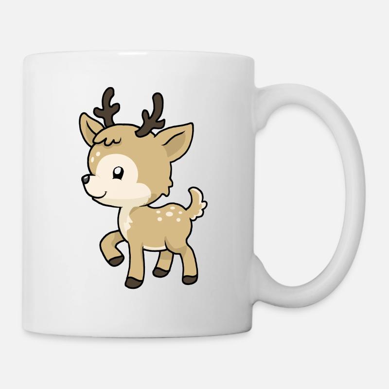 Kleiner Baby Hirsch Deer - Tasse - Weiß