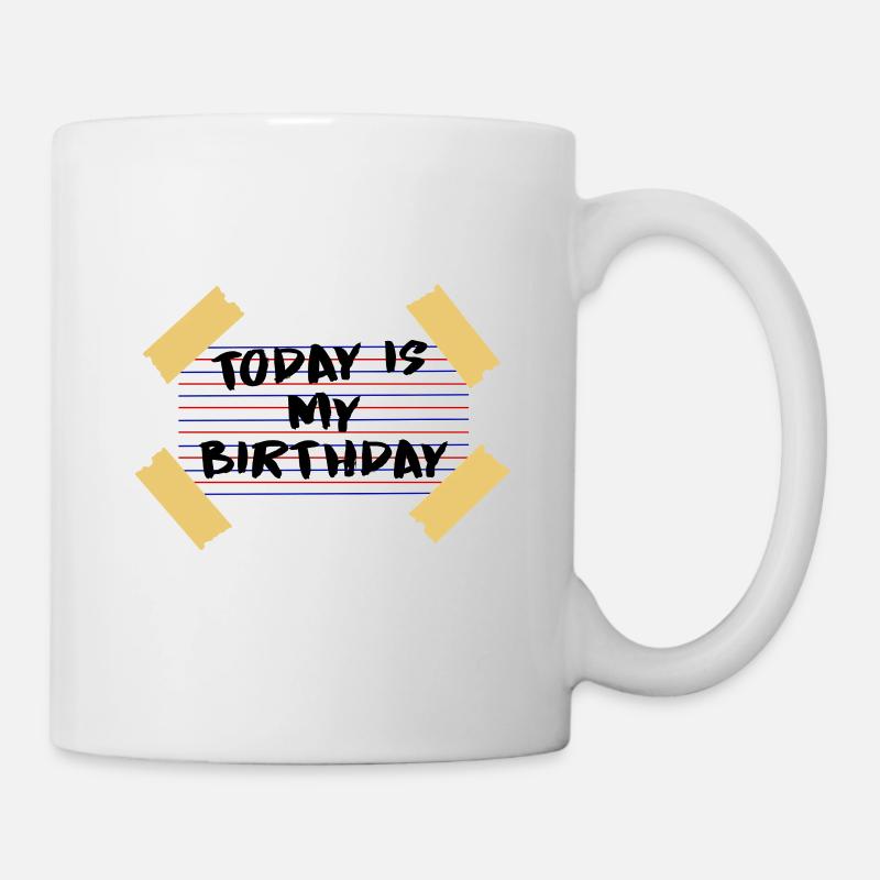 Geburtstag - Tasse - Weiß