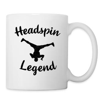 Headspin Legend Breaker Dancing Bboying - Mug - white - Right