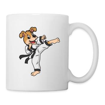 Karate Dog Judo Dogs Sports Kids Club - Mug - white - Right