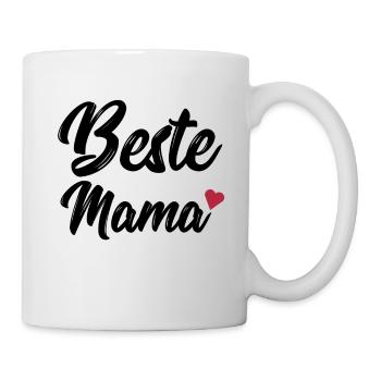 Beste Mama - Tasse - Weiß - Rechts