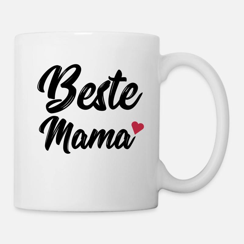 Beste Mama - Tasse - Weiß