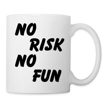 No risk, no fun - Mug - white - Right