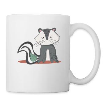 Niedliche Waldkreatur - Tasse - Weiß - Rechts