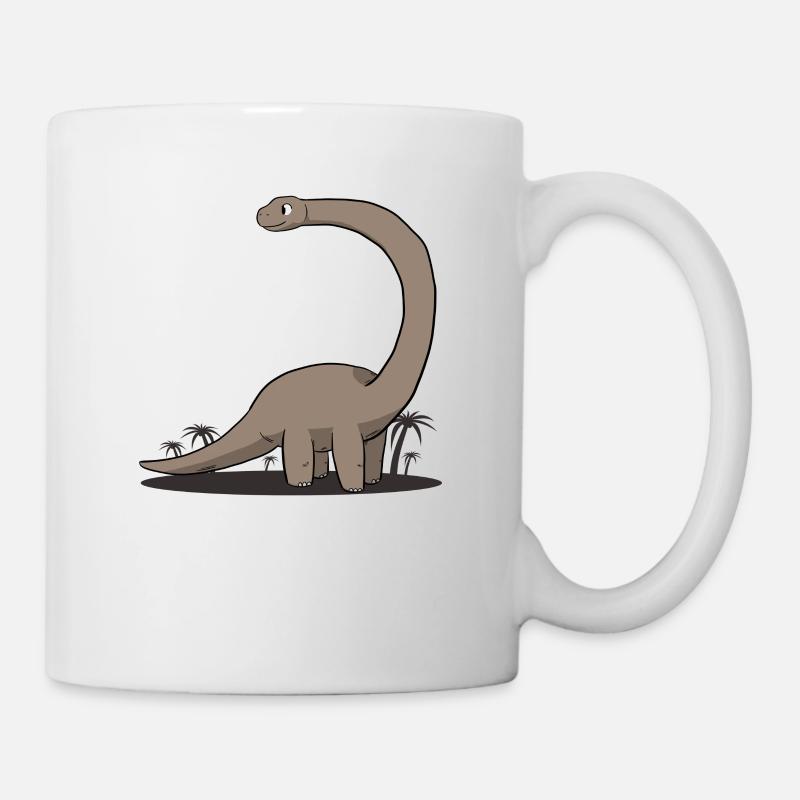 Dino - Tasse - Weiß
