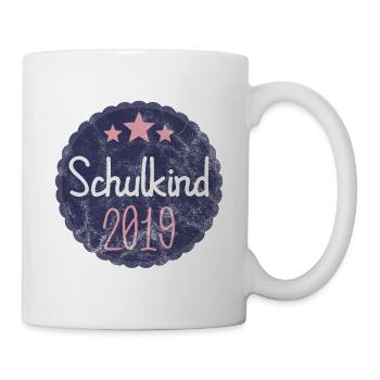 Einschulung 1. Erste Klasse Schulkind Schulanfang - Tasse - Weiß - Rechts