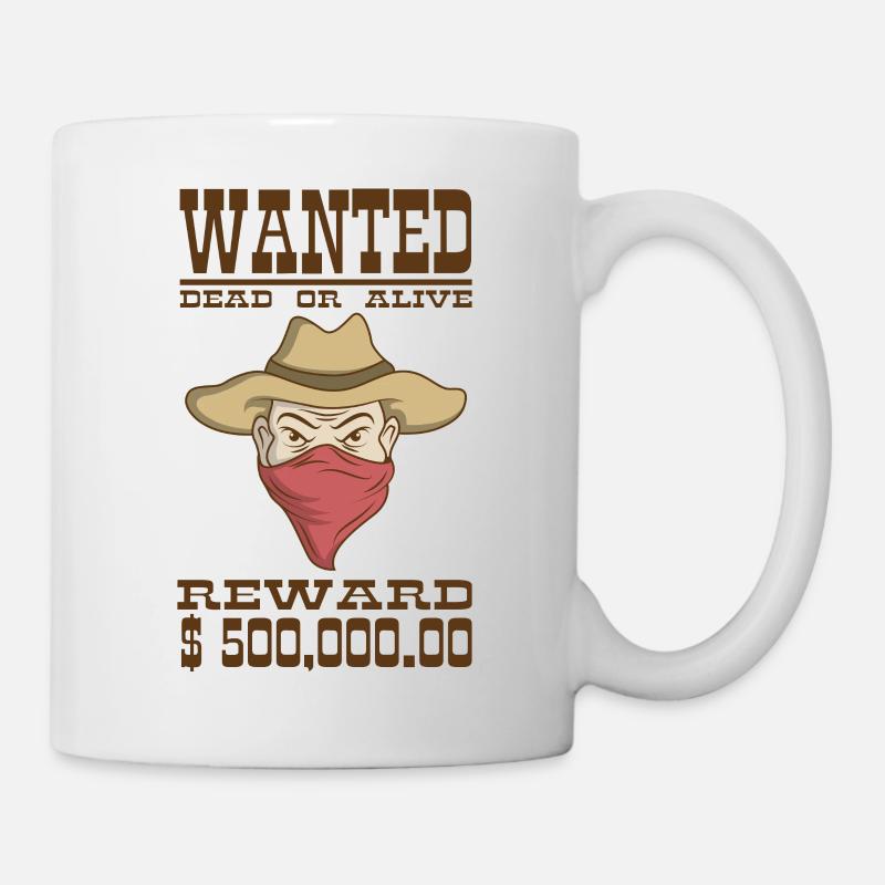 Wanted, Gesucht - Mug blanc - blanc
