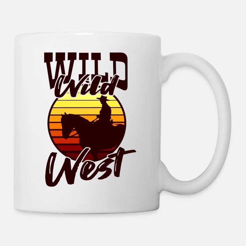 Wilder Westen - Tasse - Weiß