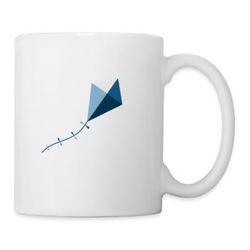 Dragon kite flying gift - Mug - white - Right