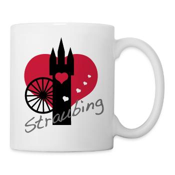 i love straubing - Tasse - Weiß - Rechts