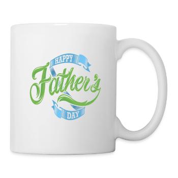 HEUREUX DU JOUR DU PÈRE - Mug blanc - blanc - Droite