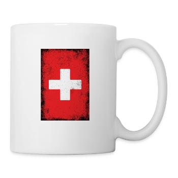 Switzerland Swiss Flag Swiss Switzerland CH - Mug - white - Right