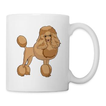 Pudel - Mug blanc - blanc - Droite